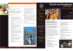 Social and Emotional Well