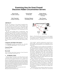 Examining How the Great Firewall Discovers Hidden