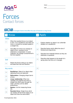 Investigate factors that affect the