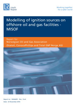 MISOF report - Norsk olje og gass