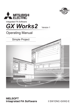 GX Works2 Version 1 Operating Manual (Simple Project)