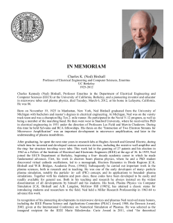 in memoriam - the Academic Senate