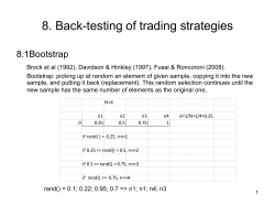 8. Resampling techniques