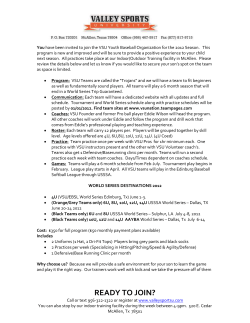 Dear prospective sponsor