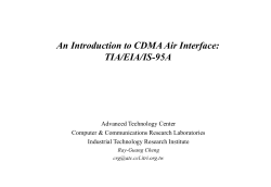 General Packet Radio Service (GPRS) An