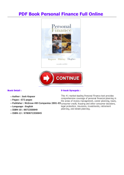 PDF Book Personal Finance Full Online