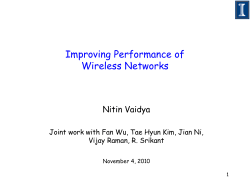 TCP for Mobile and Wireless Hosts