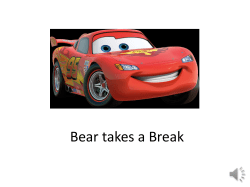 Bear takes a Break