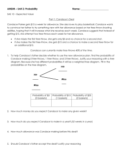 AMDM &ndash; Unit 2: Probability Name: