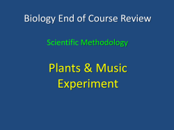 Biology End of Course Review