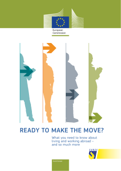 Ready to make the move? - European Federation of Psychologists