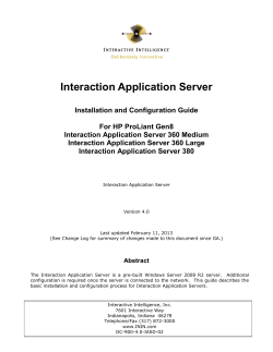 Title Page Copyright Info - PureConnect Resource Center