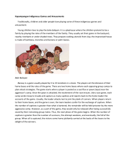 Kapampangan Indigenous Games