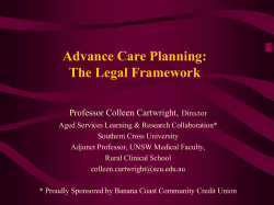 ADVANCE DIRECTIVES - Moon St Medical Centre, Ballina