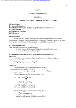 Real Analysis
