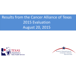 Aug 20, 2015 CAT Member Evaluation Results