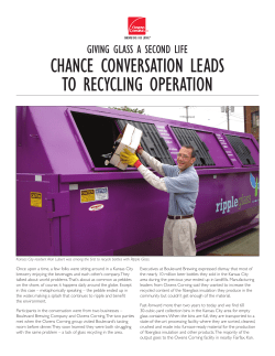 chance conversation leads to recycling operation