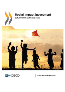 OECD &ndash; Social Impact Investment: Building the