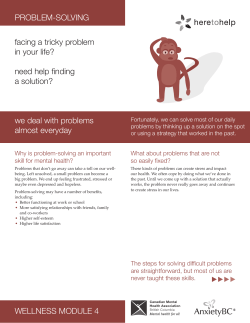 Problem-Solving - Here to Help BC