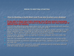 Exit – Leave Meeting.