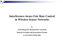 Interference-Aware Fair Rate Control in Wireless