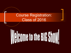 Course Registration - Mondovi School District