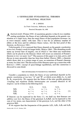A GENERALIZED FUNDAMENTAL THEOREM OF