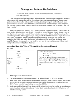 Strategy and Tactics &ndash; The End Game