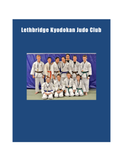 Elegant Letter - Lethbridge Kyodokan Judo Club