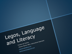 Legos, Language and Literacy