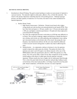 GW Section II Introduction to Stencil Printing Draft Section 2-8