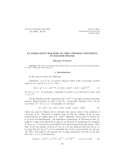 an inequality related to the uniform convexity in banach spaces