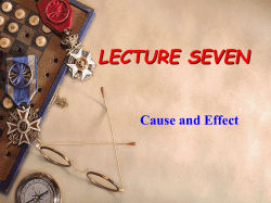 causes and effects