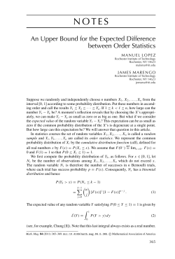An Upper Bound for the Expected Difference between Order Statistics