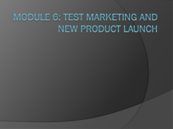 Test market