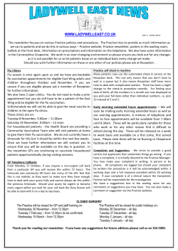 Read our Newsletter