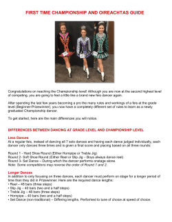 first time championship and oireachtas guide