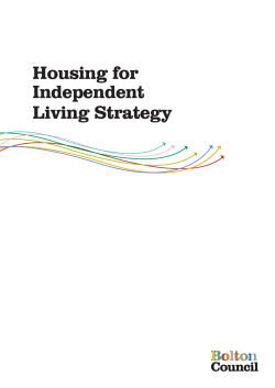 Housing for Independent Living Strategy