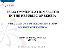 an overview of telecommunication sector regulatory framework in
