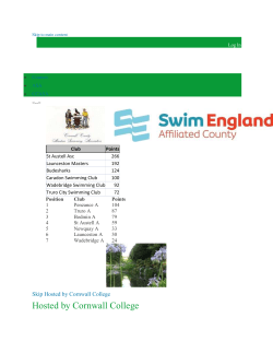 Entry Form File - Cornwall College Open