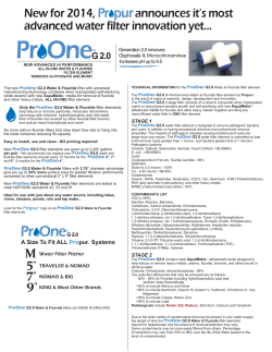 Pr One - Pure Water Freedom
