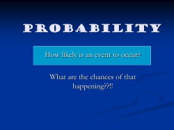 Probability - 2013rops23