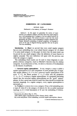 embedding of categories 42