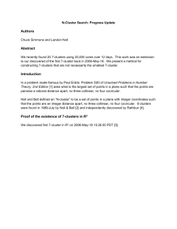 Authors Abstract Introduction Proof of the existence of 7