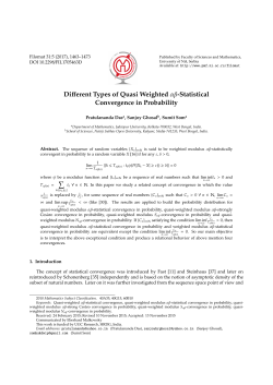 Different Types of Quasi Weighted &alpha;&beta;-Statistical - PMF-a