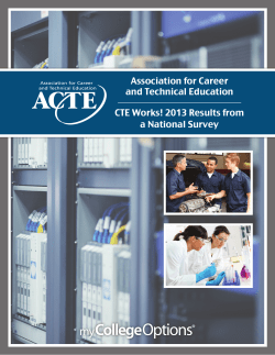 2013 Results from a National Survey