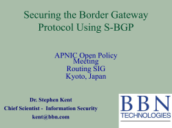 BGP Security