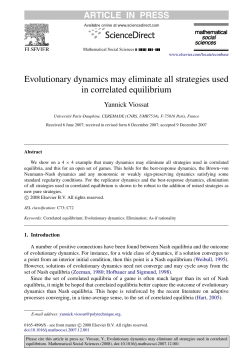 Evolutionary dynamics may eliminate all strategies