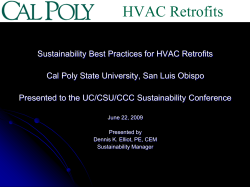 Cal Poly State University, SLO HVAC Best Practi - AFD