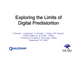 ECE 270A - Power Amplifier Symposium